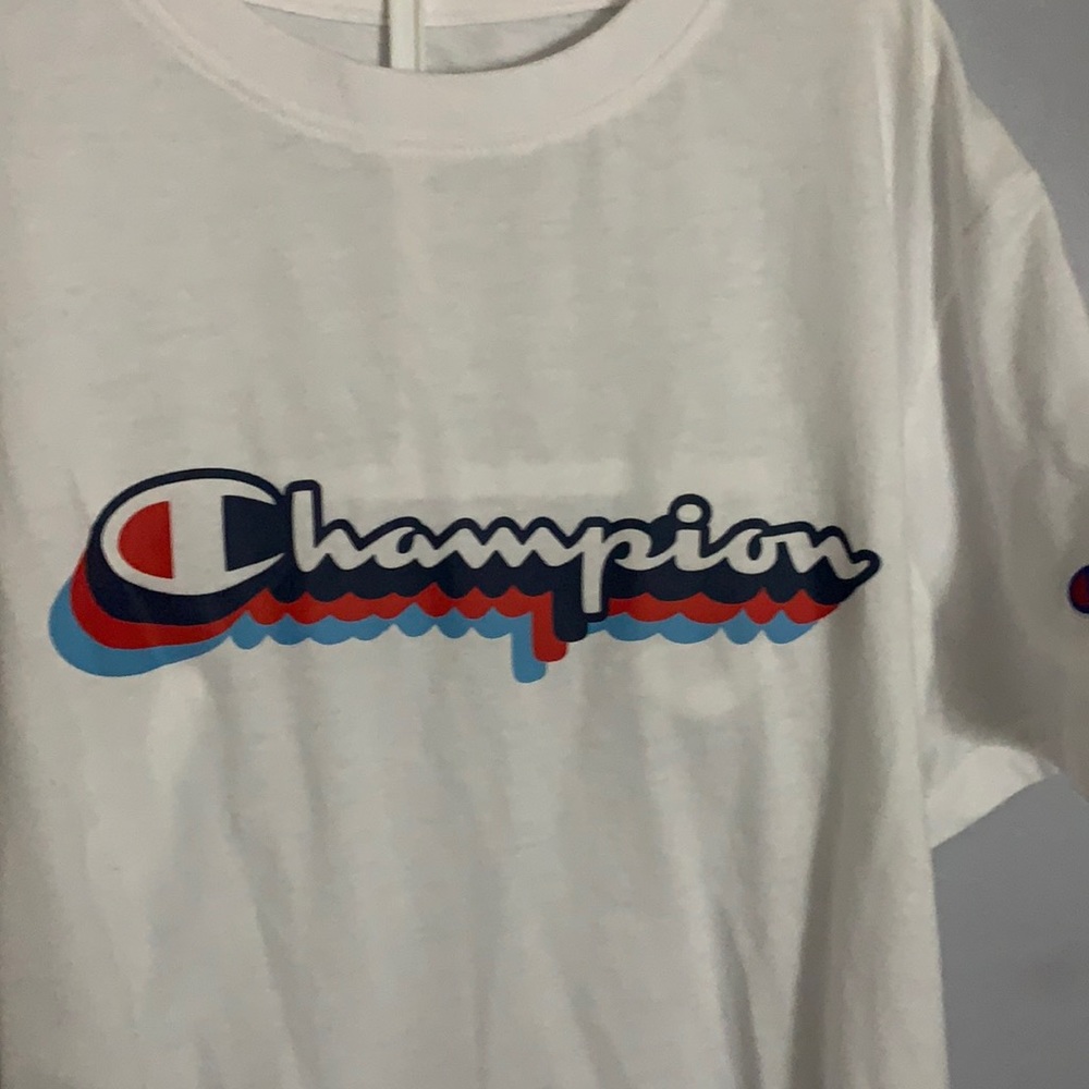 White champion shirt